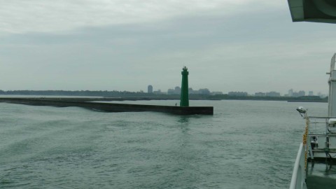 Leaving Anping harbor. Quittant le port d'Anping. Photo: Elodie Lebas