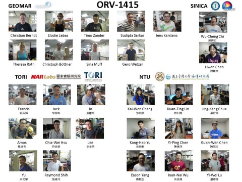 ORV1415 members. <em>Membres de la mission ORV1415.