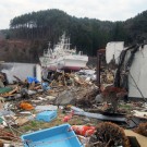 Tsunami devastation at the japanese coast in March 2011. (Photo by: Mohammad Heidarzadeh )