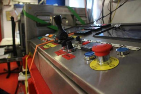 Control unit of trace metal clean CTD winch system (Photo by Veit)