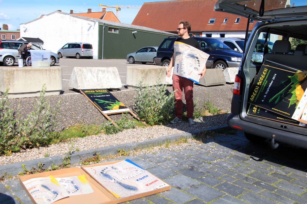 Angemessene Windstärke ermöglicht angenehme Kleisterarbeiten, Foto: S.Enderwitz