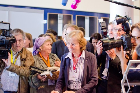 Prof. Dr. Karin Lochte, Vorsitzende des "Konsortium Deutsche Meeresforschung" beim EMD in Bremen. Foto: Jan Steffen, GEOMAR