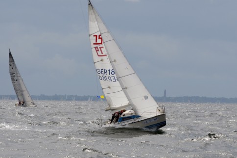 Für die Segelwettbewerbe der Kieler Woche ist viel Wind ideal. Foto: J. Steffen, GEOMAR