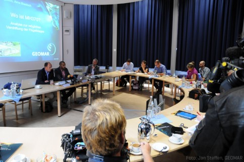 Großes Medieninteresse für Ozeanmodellierer - eher eine Seltenheit. Foto: Jan Steffen, GEOMAR