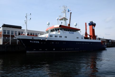 Das Forschungsschiff ALKOR. Am Freitag kann es besichtigt werden. Foto: Jan Steffen