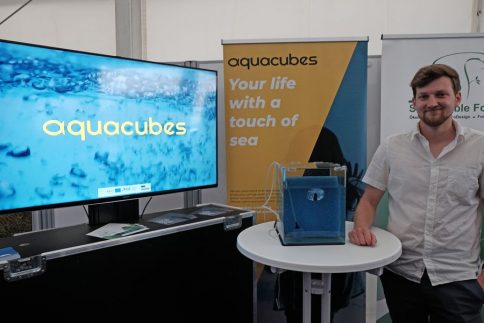 Nachhaltige Aquakultur mit dem Projekt aquacubes. Foto: Jan Steffen