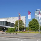 Campus der CAU mit Audimax (Foto: Jürgen Haacks, CAU Kiel)