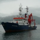 POSEIDON at Tromsoe, Norway, at the start of the POS473 expedition.