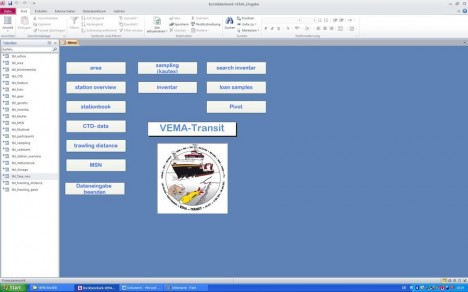 Blick auf die VEMA Datenbank / Screenshot of VEMA database ©Tanja Springer