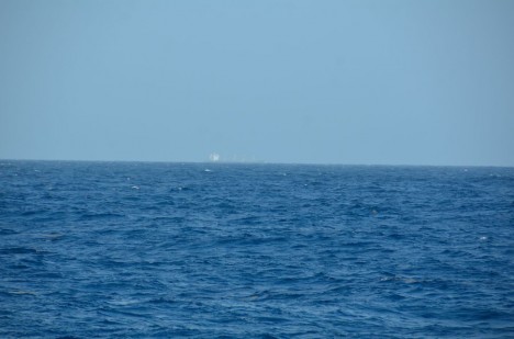 Heute! Das erste Schiff das wir “sehen” / Today! The first time we see another ship. ©Thomas Walter