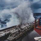 During the first week, the cruise experienced some rough weather. Photo: Thomas Ronge, editing: Steffen Niemann