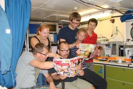 Fun in the Geolab. Photo: Christa Marandino