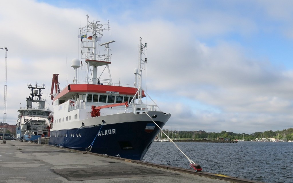 Die Alkor im Hafen von Karlskrona. Foto: Sophia Wagner