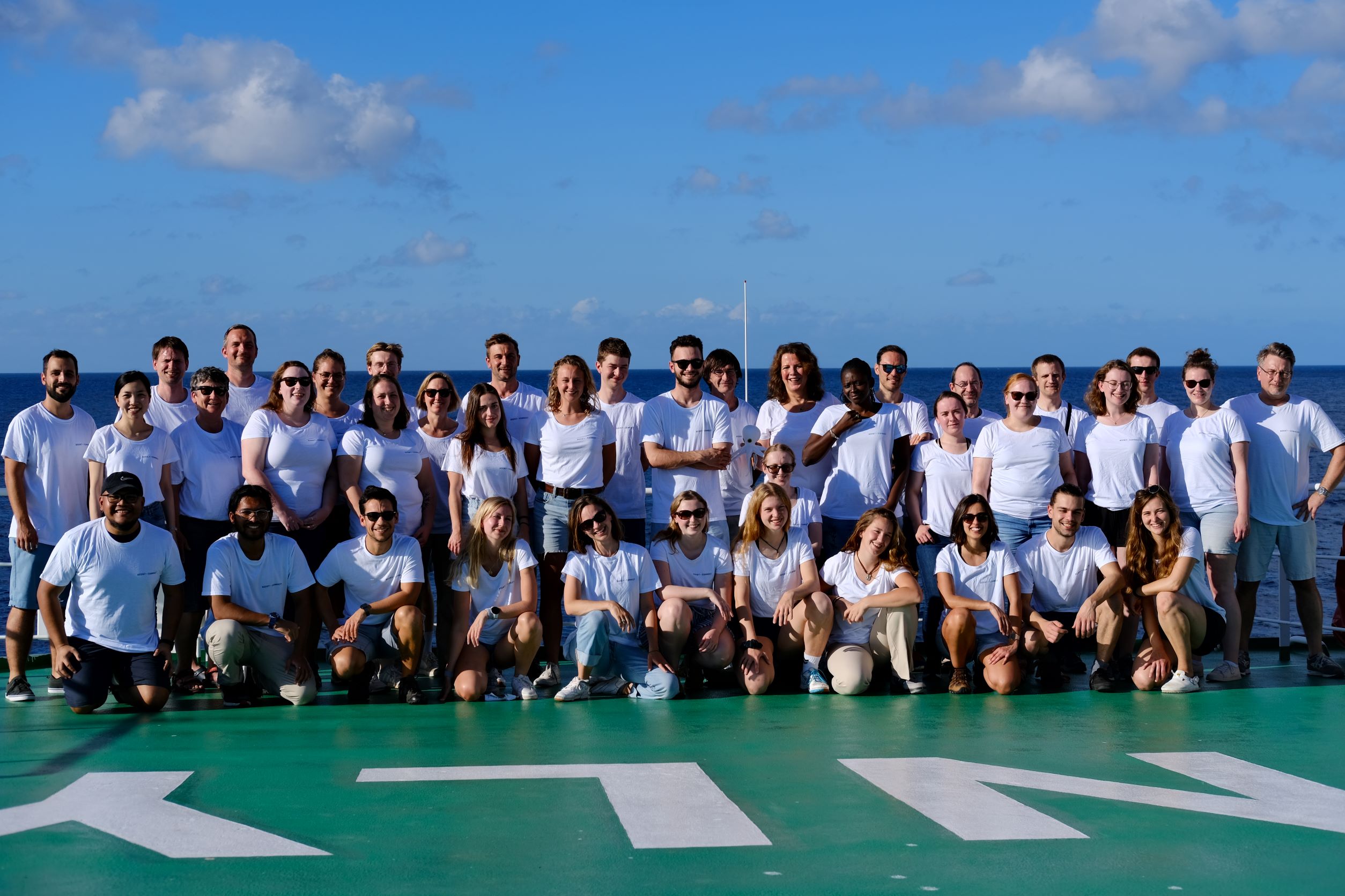 Gruppenfoto der wissenschaftlichen Mannschaft von SO287-CONNECT/ Group photo of the scientific crew of SO287-CONNECT