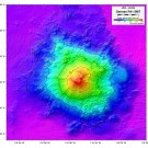 Bathymetric map created with the deep-water multibeam echosounder system of RV SONNE