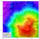 Bathymetric map created with the deep-water multibeam echosounder system of RV SONNE