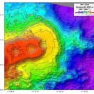 Bathymetric map created with the deep-water multibeam echosounder system of RV SONNE