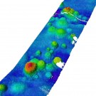 Seamounts on the way to the CCZ. Bathymetric map created with the deep-water multibeam echosounder system of RV SONNE