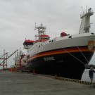 Me in front of the "SONNE" in the harbour of Guayaquil