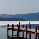 Lake in Akan National Park, still half frozen. Photo: Myriam Perschke