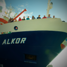 The science team of AL534-2 on the bow of Alkor