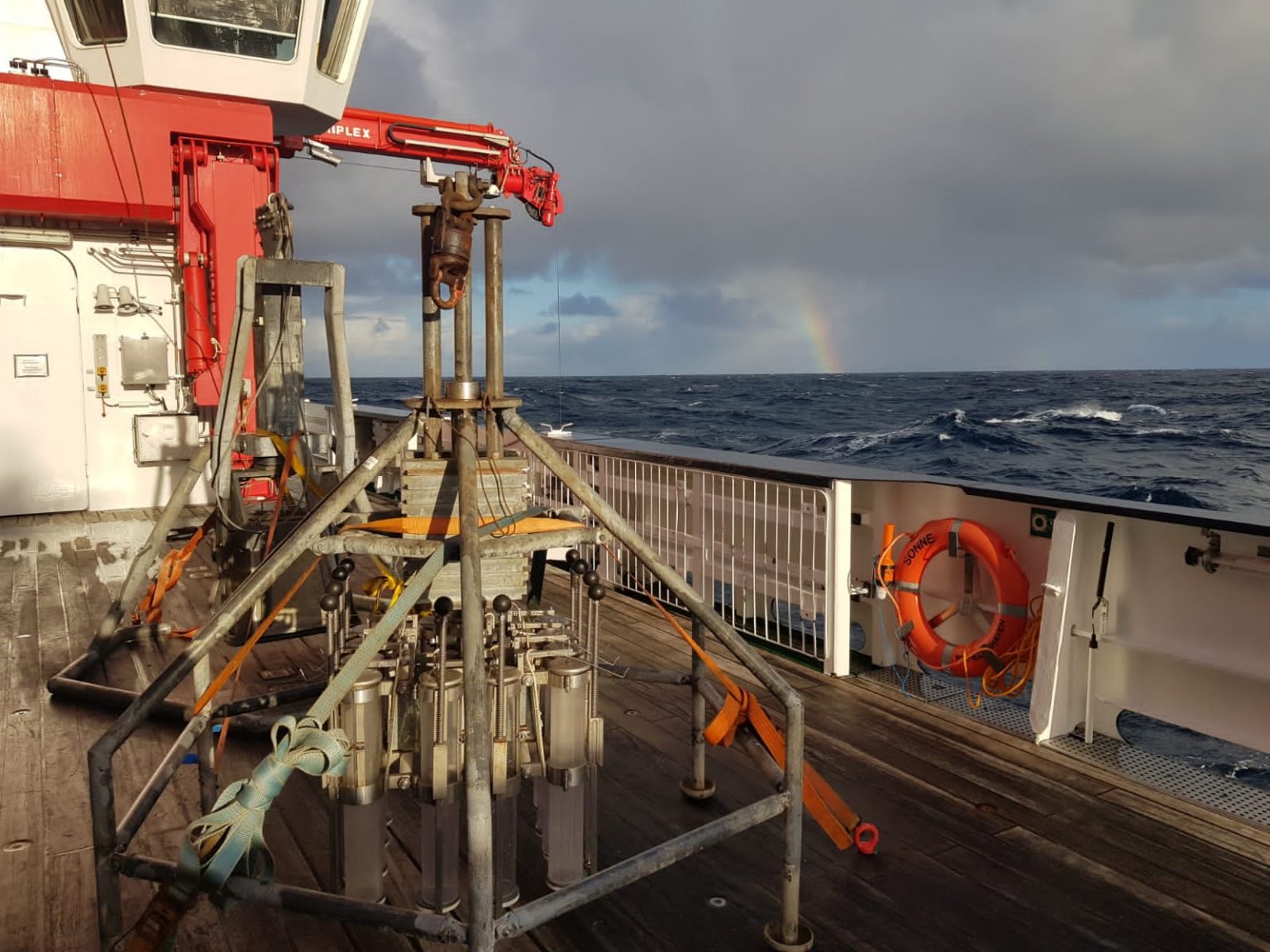 SO279 First Sampling Station Hotmic Transport and Fate of Marine