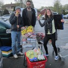 Having fun with shopping in the supermarket for dinner. Photo by Lisa Brunelli.