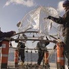 Installing a roof on a KOSMOS mesocosm