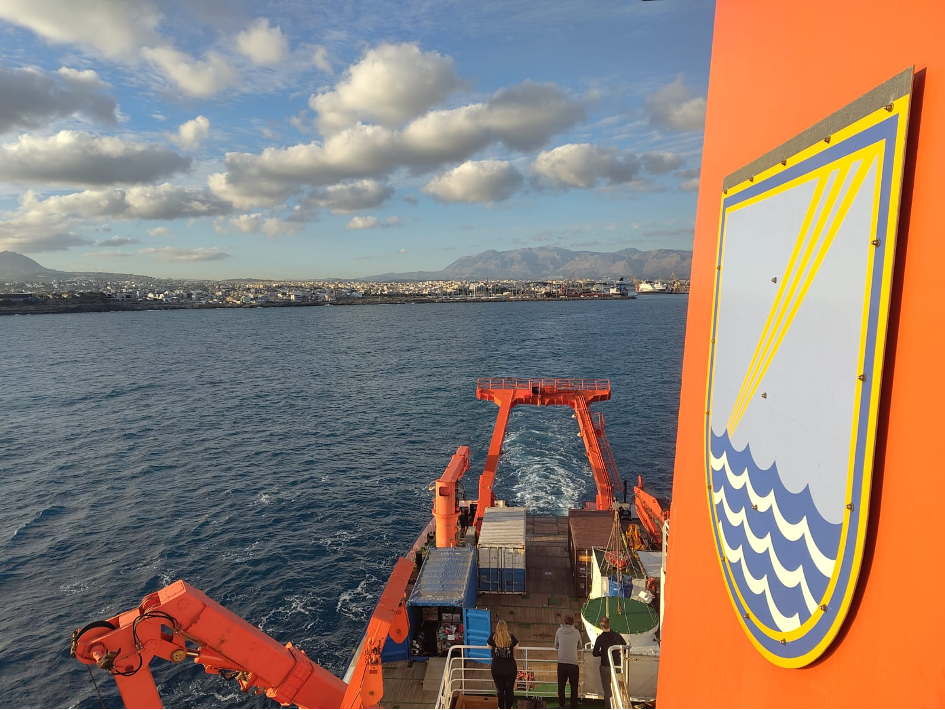 Crete from the RV Meteor.