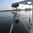 Mit dem "Air suction sampler" können Proben aus dem Flussboden genommen werden. Foto: Yasmin Appelhans