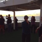 My Science-Cruise crew on deck of RV Meteor