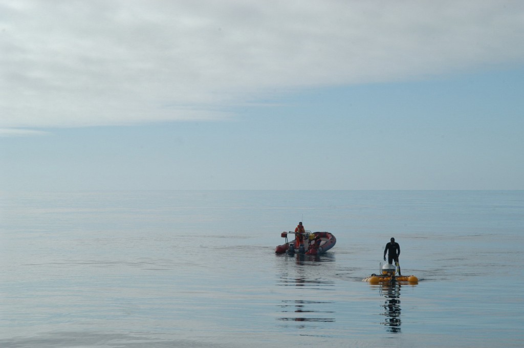 Auf hoher See sieht man oft Wasser soweit das Auge reicht. Doch aus wie viel Wasser bestehen eigentlich unsere Ozeane? (Foto: Karen Hissmann, GEOMAR)