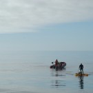 Auf hoher See sieht man oft Wasser soweit das Auge reicht. Doch aus wie viel Wasser bestehen eigentlich unsere Ozeane? (Foto: Karen Hissmann, GEOMAR)