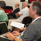Twittering from IMSCC2014. Photo: Christian Urban