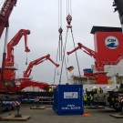 Baladen FS SONNE für die ersten wissenschaftlichen Fahrten in Kiel. Foto: J. Steffen, GEOMAR