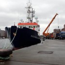 FS POSEIDON am GEOMAR in Kiel. Foto: J. Steffen