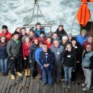 Schüler- und Mitarbeiterausfahrt mit FS ALKOR am 13. April 2015 in die Kieler Bucht. Foto: G. Seidel, GEOMAR