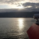 Sonnenaufgang über Antofagasta / Sunrise above Antofagasta. Photo: Jan Steffen, GEOMAR