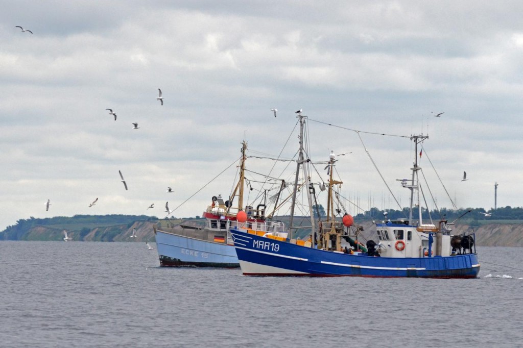 Fischkutter auf der Ostsee. Eine neue Studie zeigt, dass die globalen Fischfangmengen in den 1990er Jahren bisher unterschätzt wurden. Foto: J. Steffen, GEOMAR