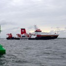 Die Höchstgeschwindigkeit der SONNE kliegt bei 15 kn, die Reisegeschwindigkeit bei 12 kn. Für die Wissenschaft viel wichtiger ist die Fähigkeit des Schiffes zur exakten Positionierung. Foto: J. Steffen, GEOMAR