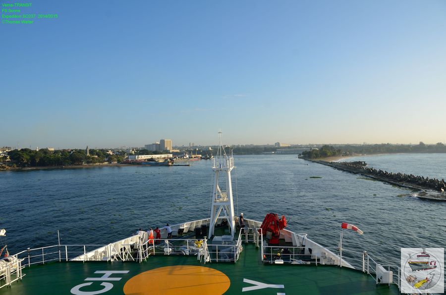 Hafeneinfahrt Santo Domingo / Harbour entrance of Santo Domingo. ©Thomas Walter