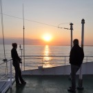 Sonnenaufgang vor Namibia. Foto: Alice Nauendorf